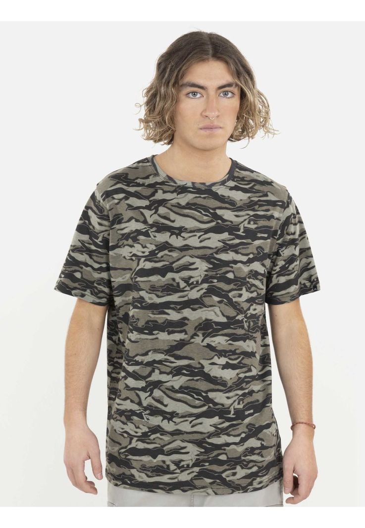 Polera Neo Camo SS Tee Hombre Multicolor Rusty