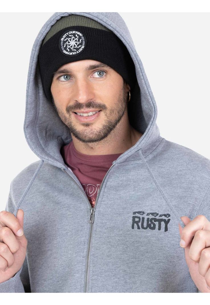 Poleron Trek Gris Hombre Rusty-2