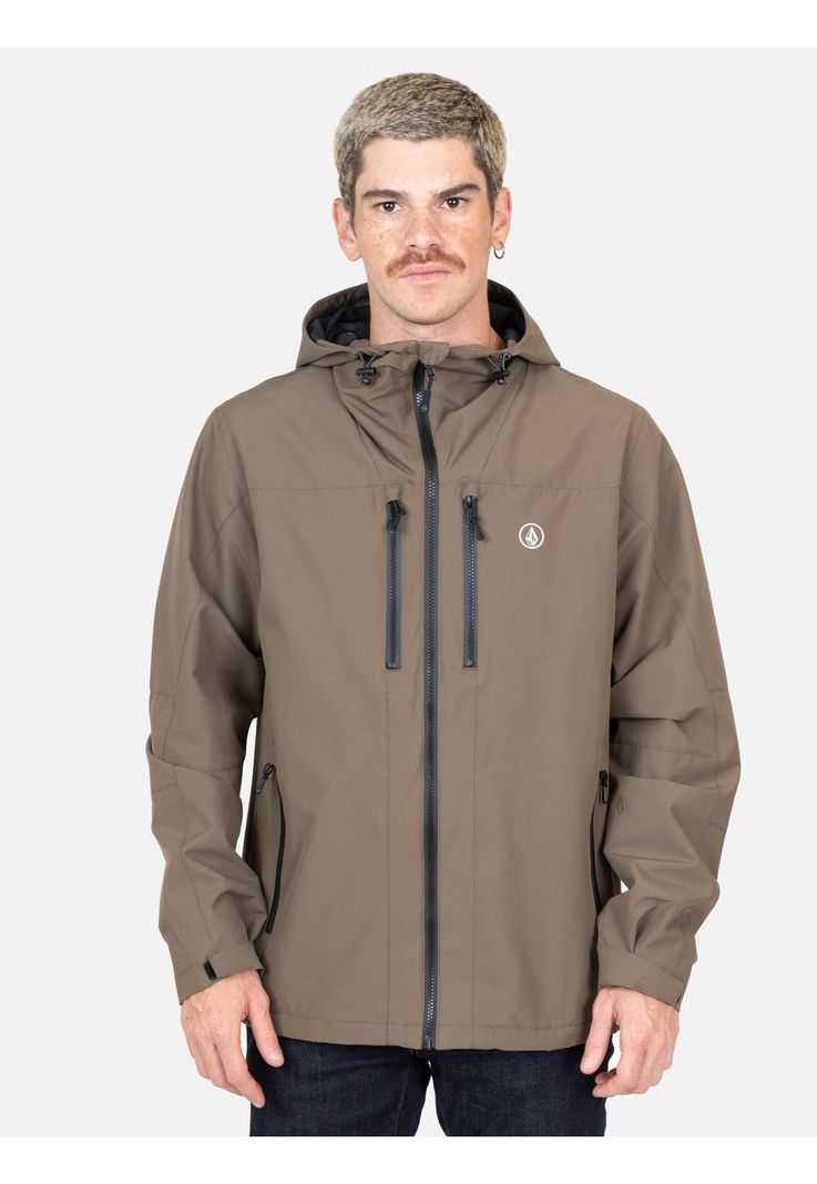 Cortaviento Rebel Café Hombre Volcom-0