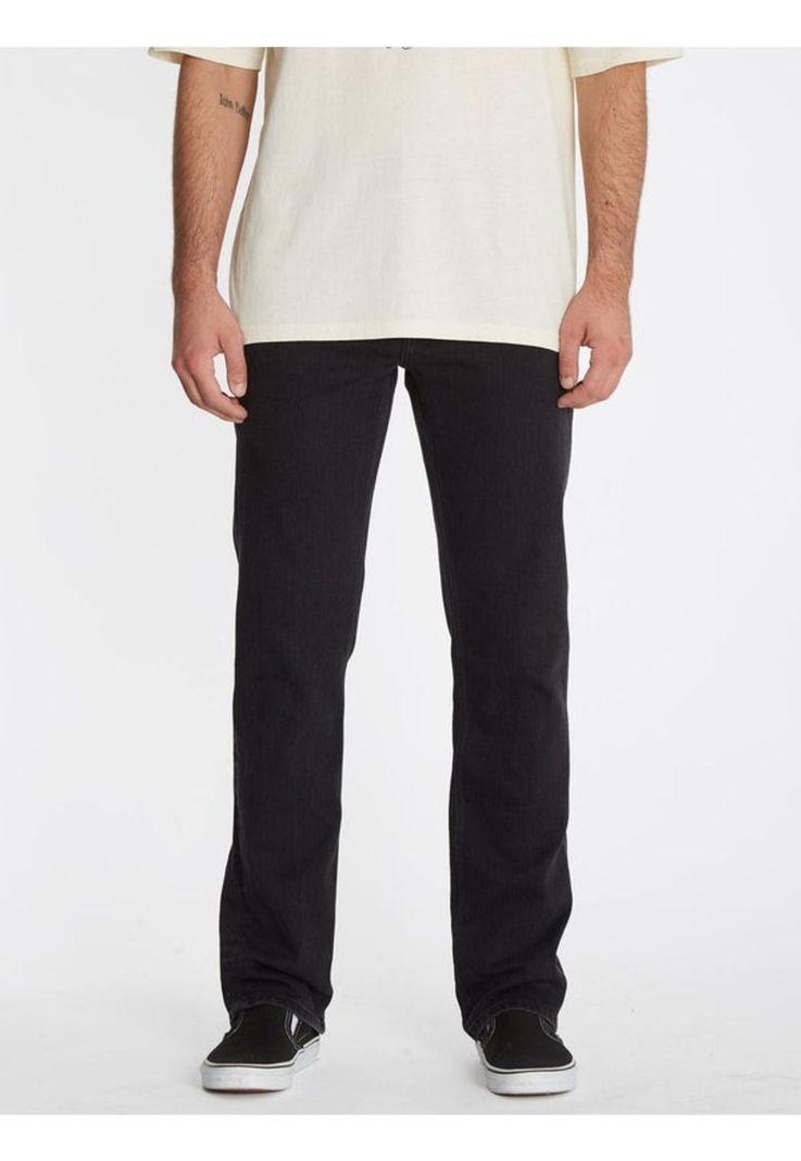 Pantalón SOLVER DENIM Hombre Negro Volcom-0