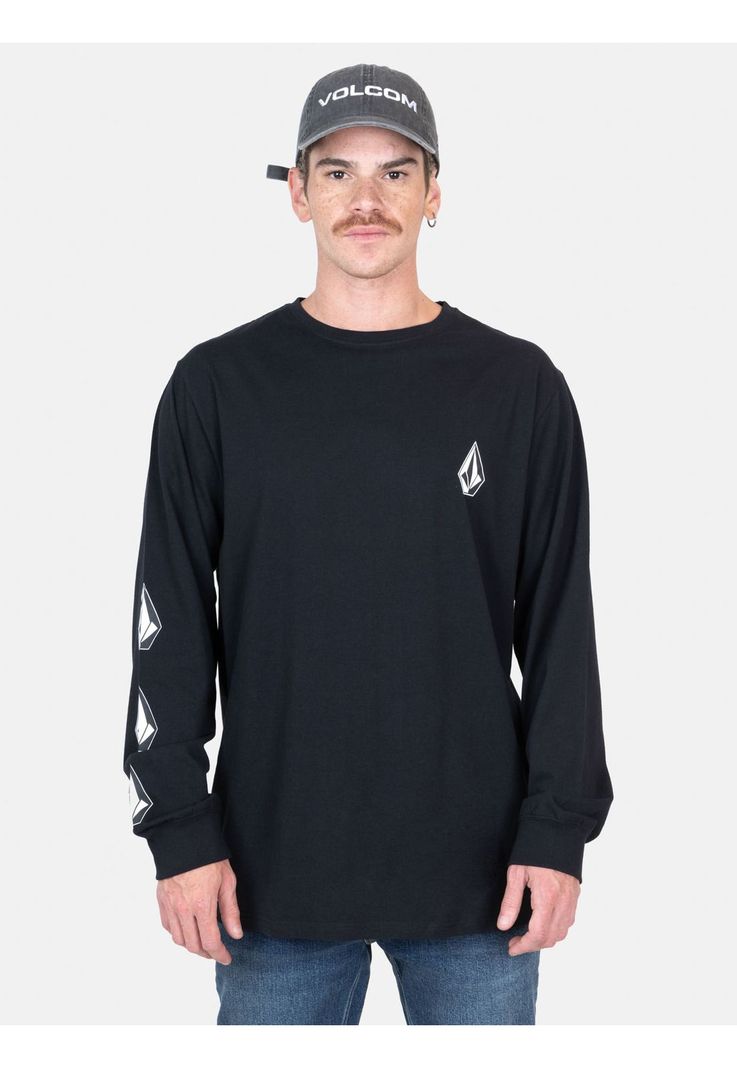 Polera ML Outstorm Negro Hombre Volcom-0