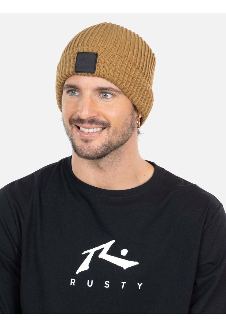 Gorro Storm Beanie Khaki Hombre Rusty-1