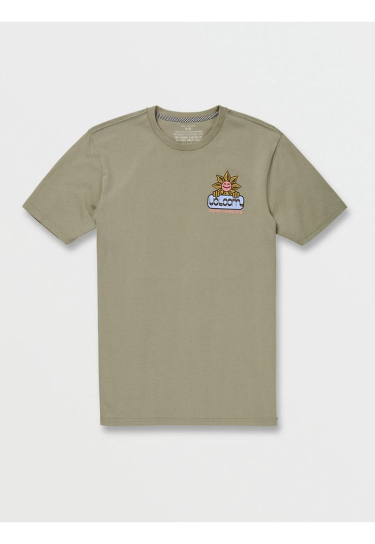 Polera Gardener Verde Hombre Volcom-0