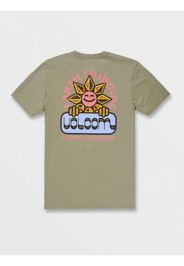 Polera Gardener Verde Hombre Volcom-1