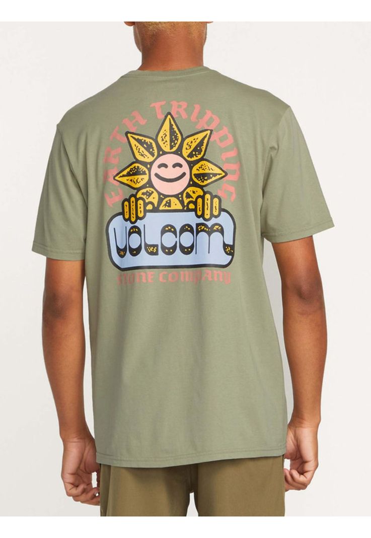 Polera Gardener Verde Hombre Volcom-3
