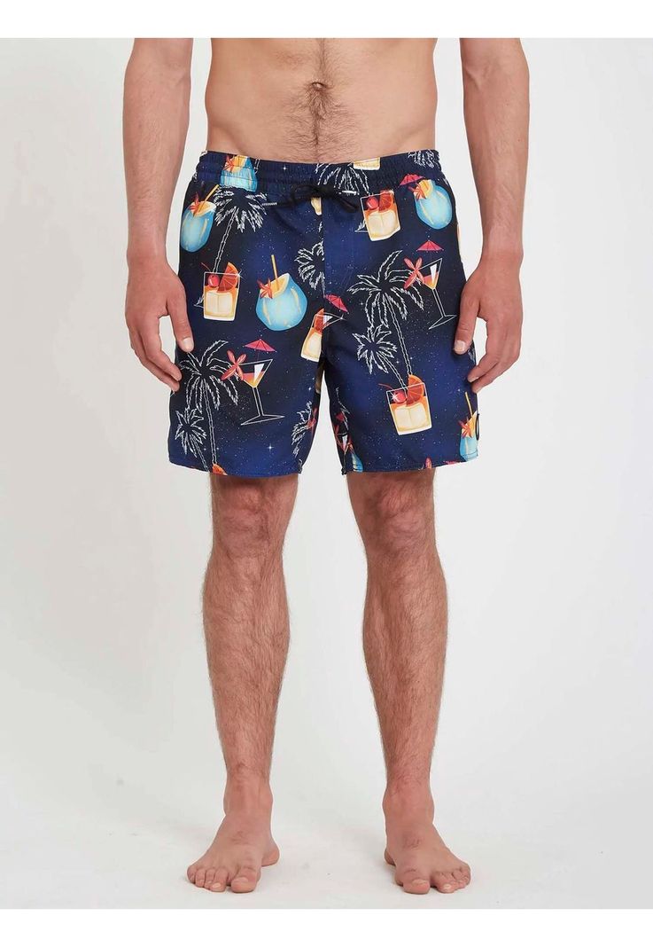 Traje de Baño NOVELTY TRUNK 17 Hombre Azul Volcom-0