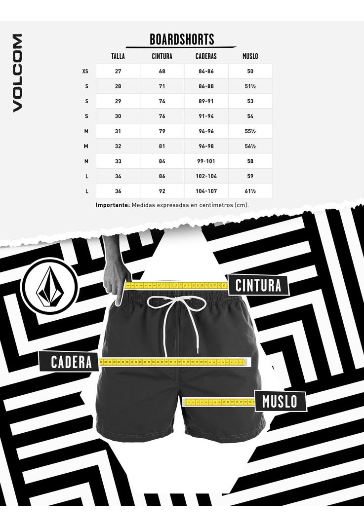 Traje de Baño NOVELTY TRUNK 17 Hombre Azul Volcom-5