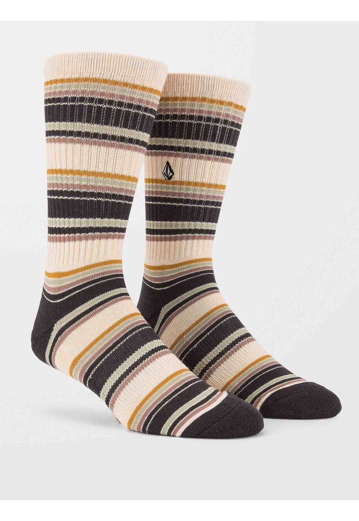 Socks Stripes Verde Hombre Volcom-1