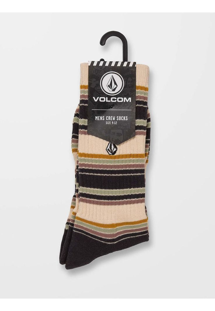 Socks Stripes Verde Hombre Volcom-2