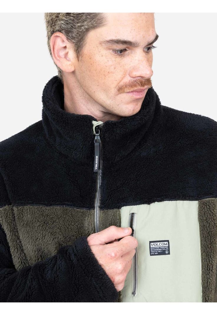 Poleron Bound Verde Hombre Volcom-2