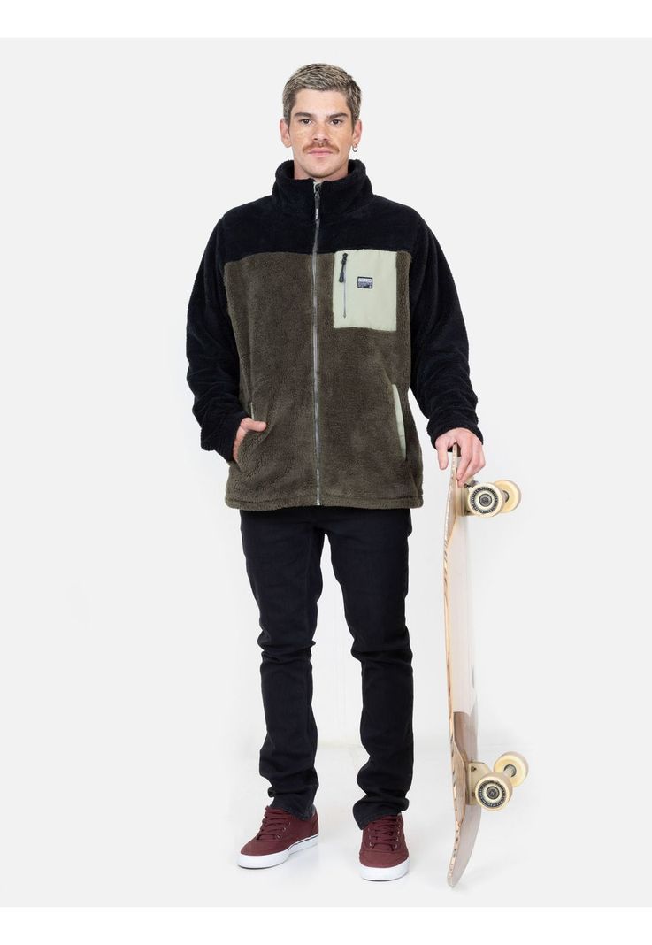 Poleron Bound Verde Hombre Volcom-3