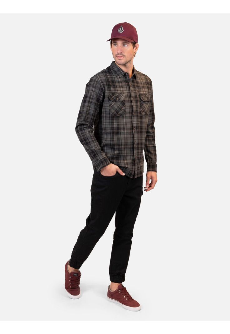 Camisa Gravix Multicolor Hombre Volcom-3