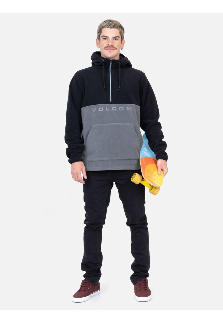 Poleron Grind Gris Hombre Volcom-3