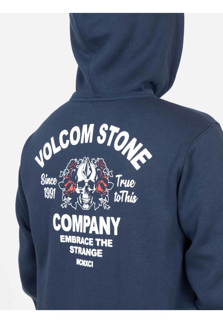 Poleron Warp Azul Marino Hombre Volcom-2