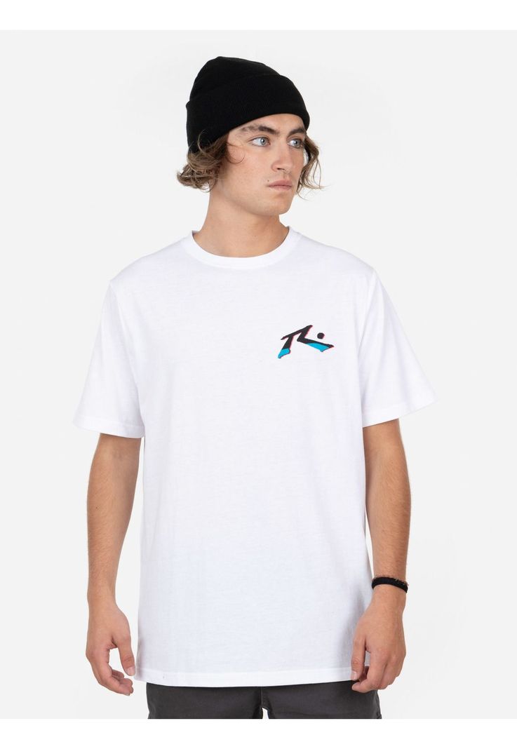 Polera RUSTY OUR KIND Hombre Blanco Rusty