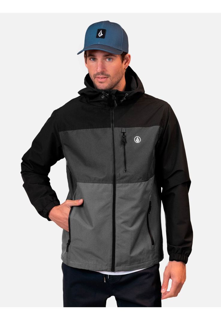 Cortaviento Action Gris Hombre Volcom-0