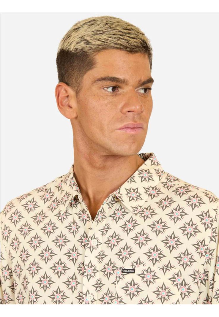 Camisa M/C Multicolor Hombre Volcom-2