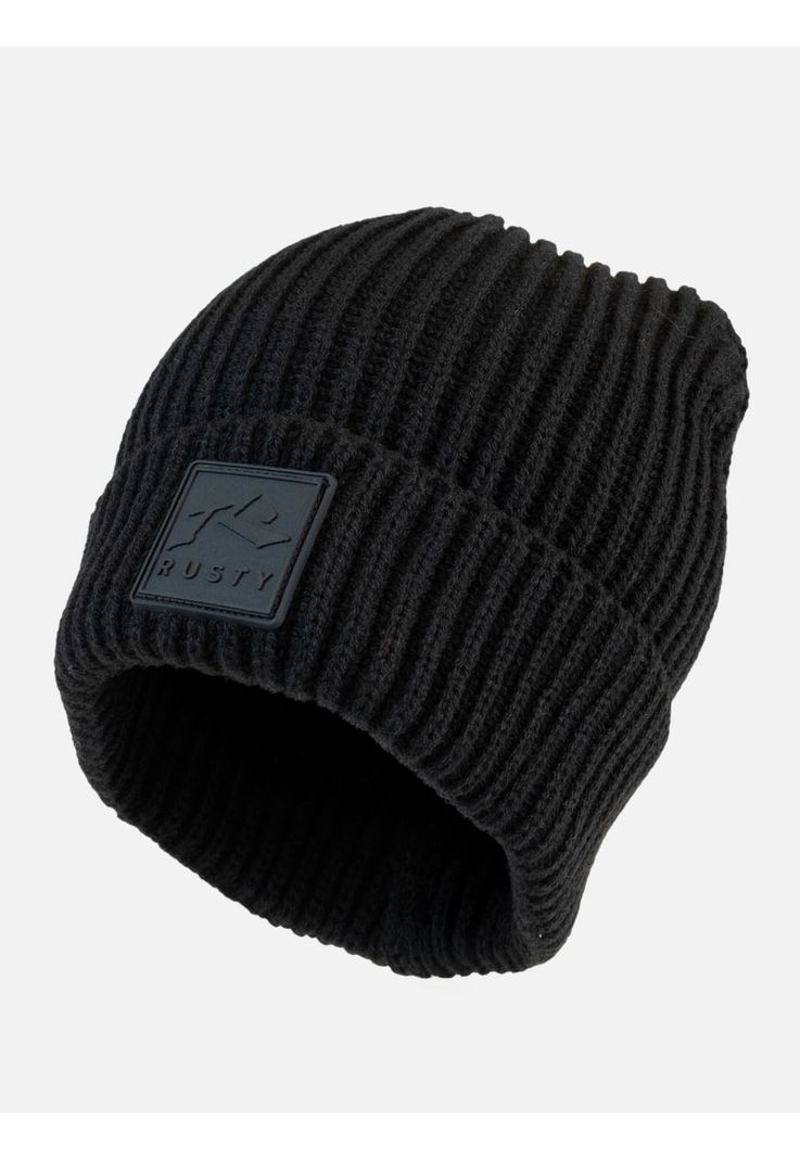 Gorro Storm Beanie Negro Hombre Rusty-0