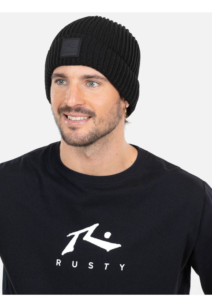 Gorro Storm Beanie Negro Hombre Rusty-1