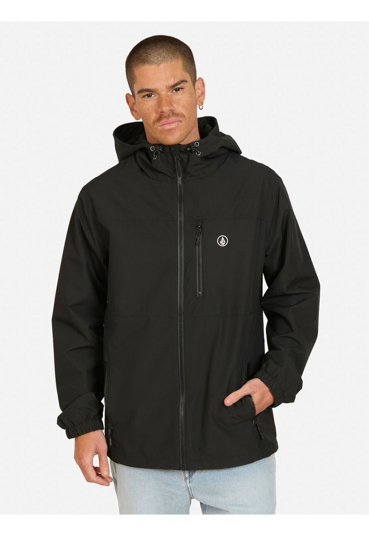 Cortaviento Core Negro Hombre Volcom
