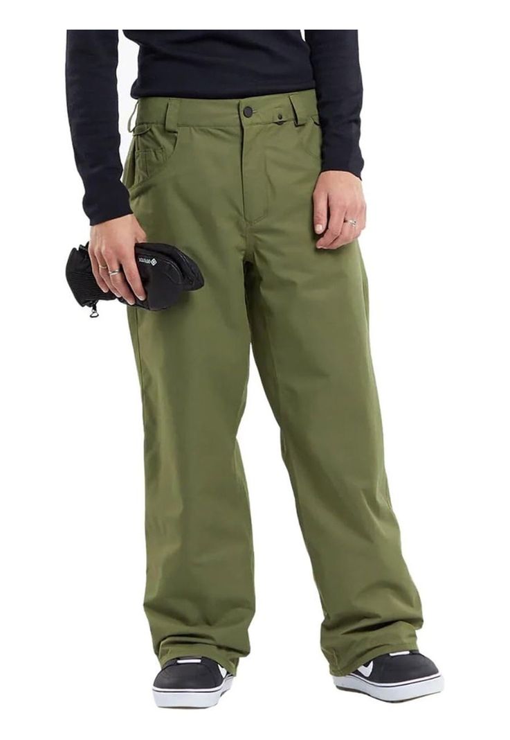 Pantalon Snow Pocket Verde Hombre Volcom-0