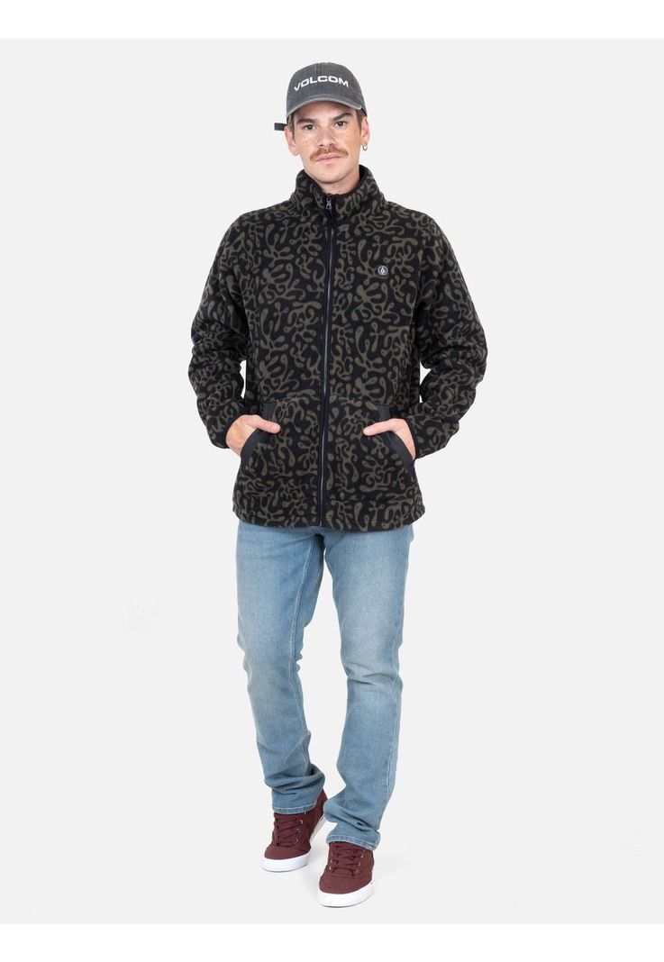 Poleron Chill Multicolor Hombre Volcom-3