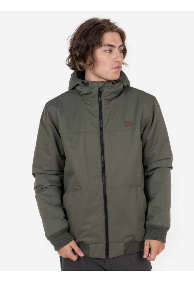 Chaqueta GREENIE BOMBER Hombre Verde Rusty-0