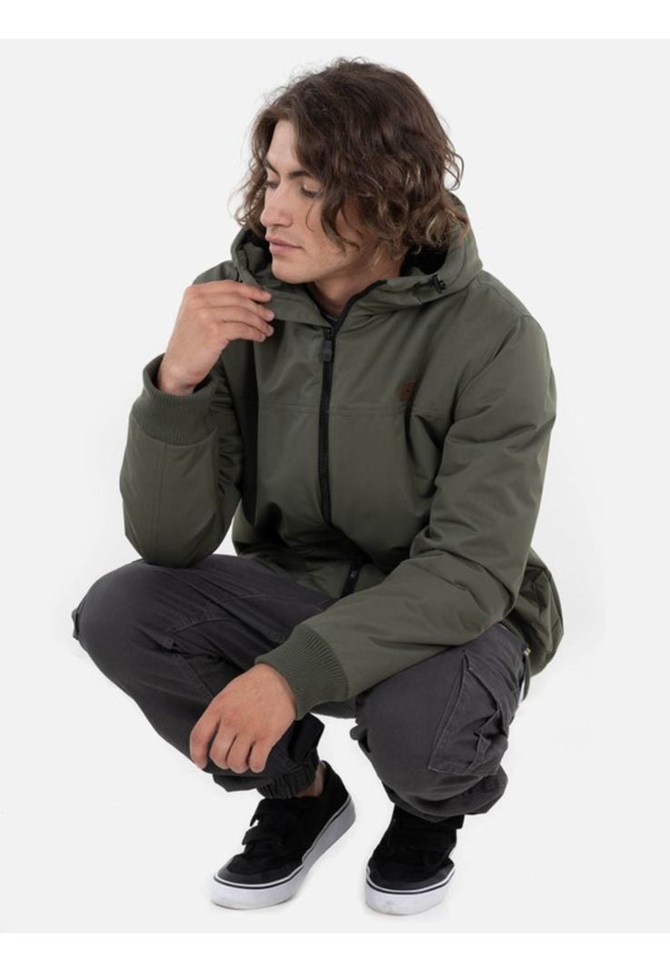 Chaqueta GREENIE BOMBER Hombre Verde Rusty-3