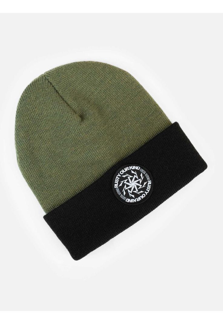 Gorro Rizo beanie Verde Hombre Rusty-2