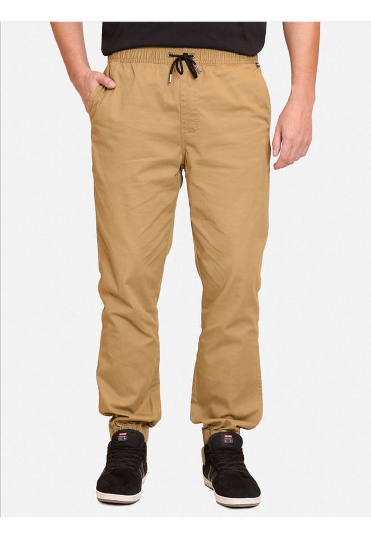 Pantalon Jogger Volcom Trou Jogger Classic Khaki Hombre Volcom-0