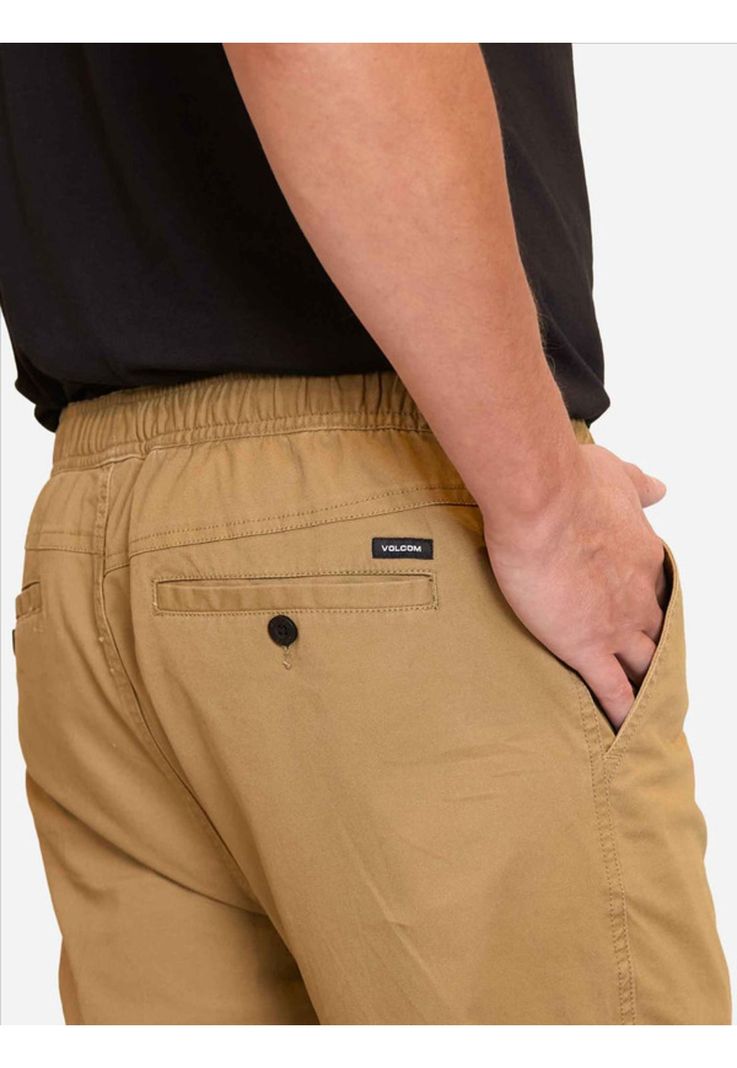 Pantalon Jogger Volcom Trou Jogger Classic Khaki Hombre Volcom-2