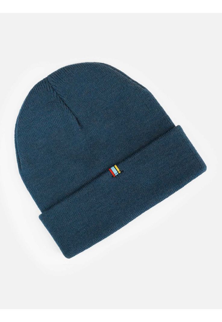 Gorro Solvo beanie Azul Marino Hombre Rusty-3