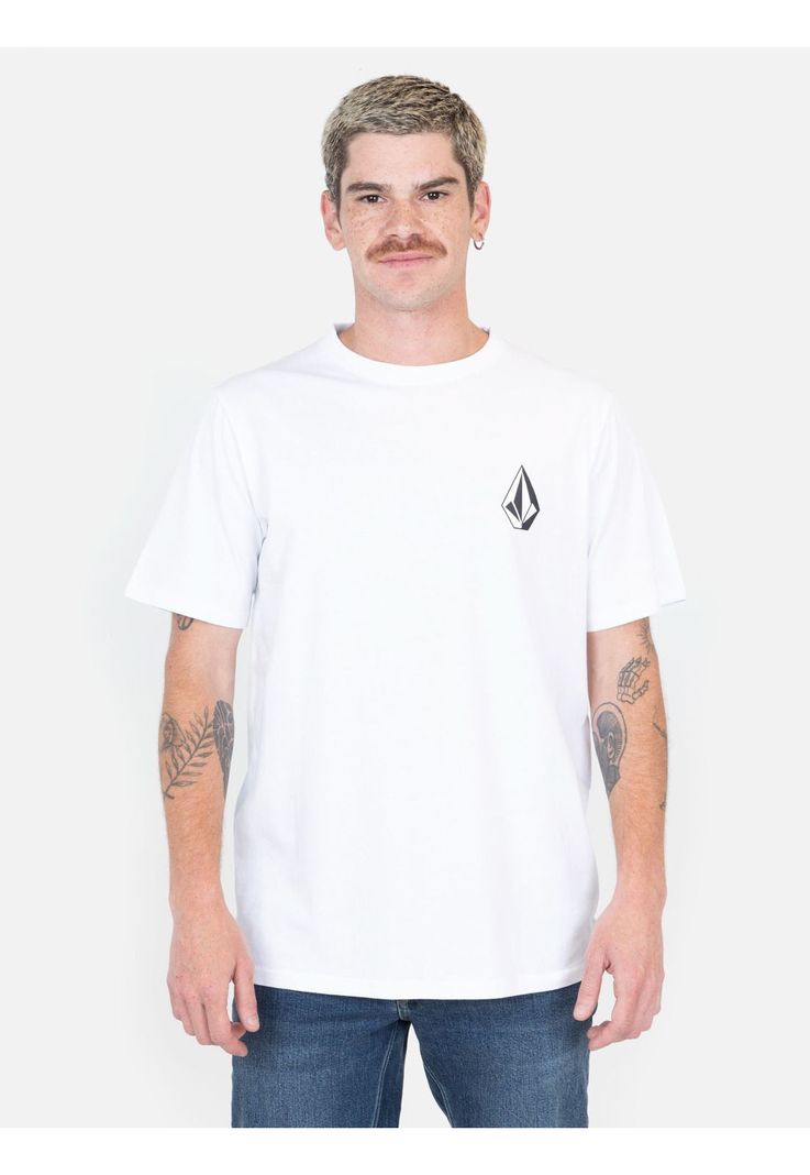 Polera MC Rawmotion Blanco Hombre Volcom-0