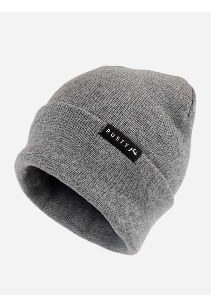 Gorro Solvo beanie Gris Hombre Rusty-0