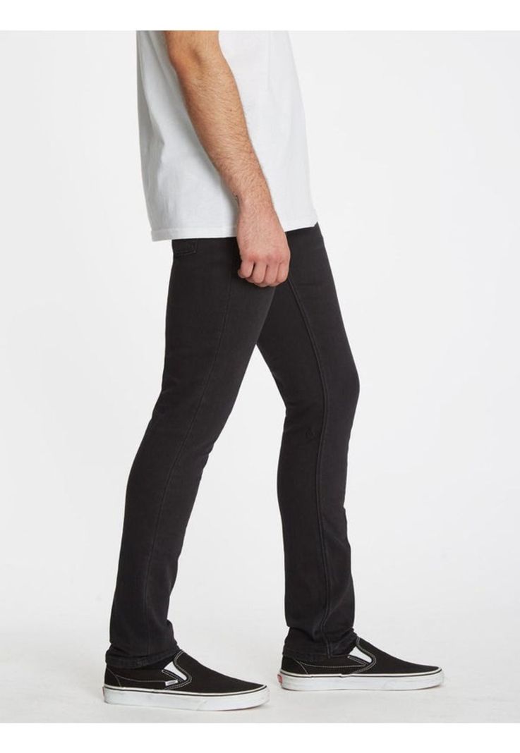 Pantalón 2X4 DENIM Hombre Negro Volcom-0