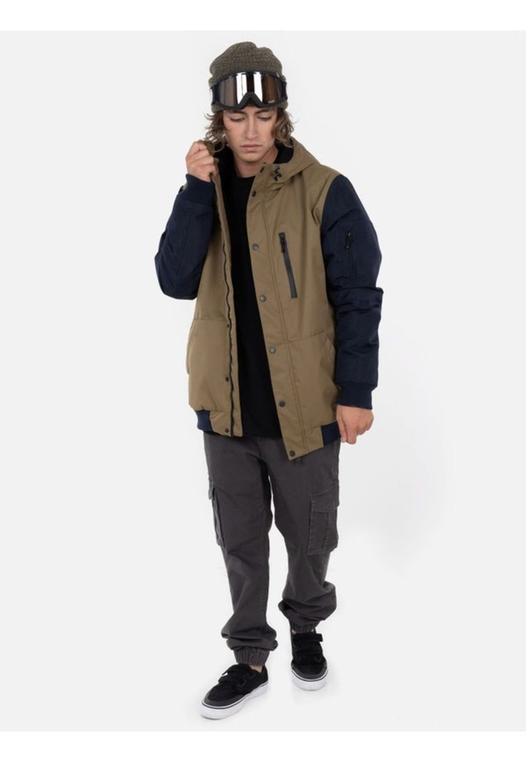 Chaqueta BROWN BOMBER Hombre Café Rusty-3