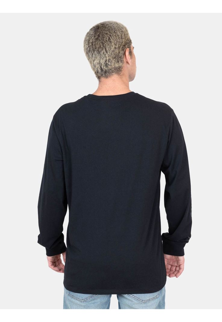 Polera ML Freeborne Negro Hombre Volcom-1