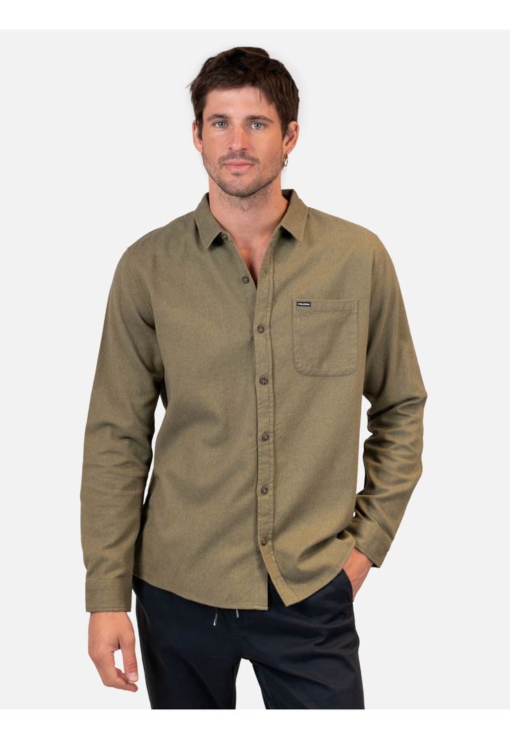 Camisa Freecore Verde Hombre Volcom-0