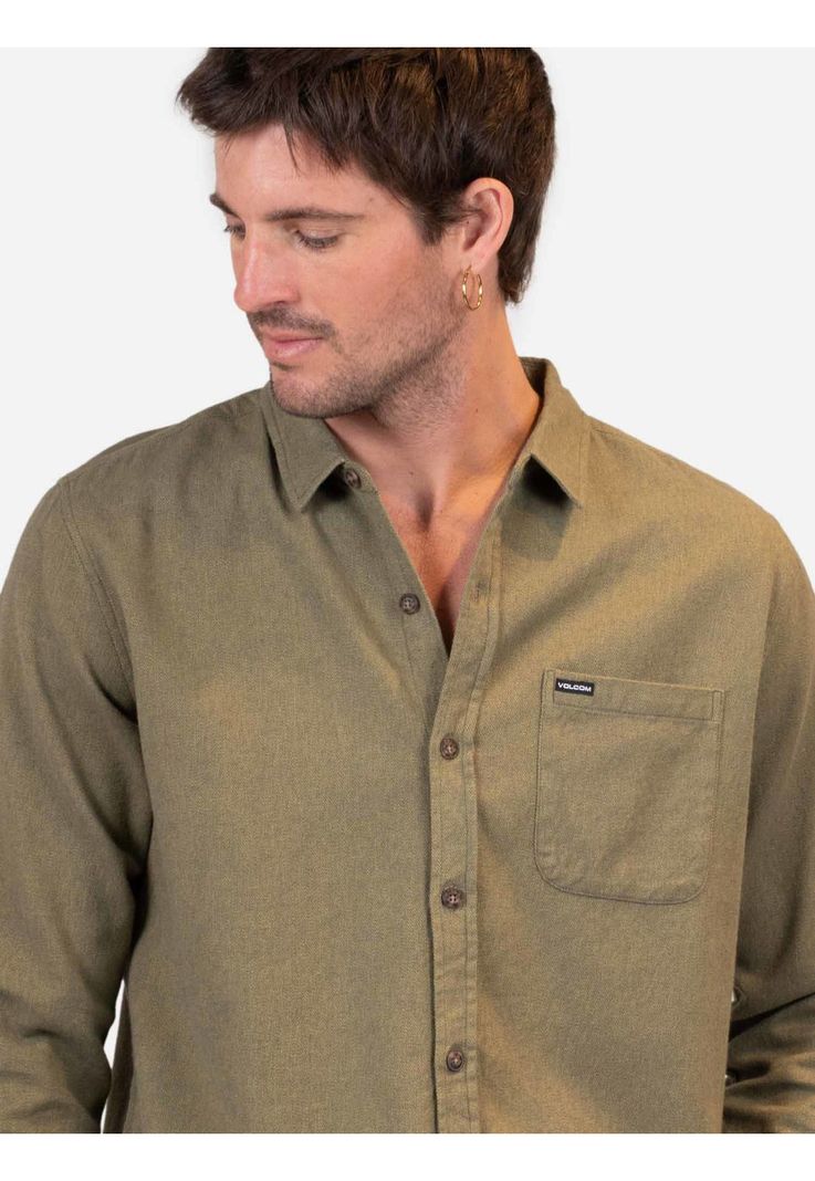 Camisa Freecore Verde Hombre Volcom-2