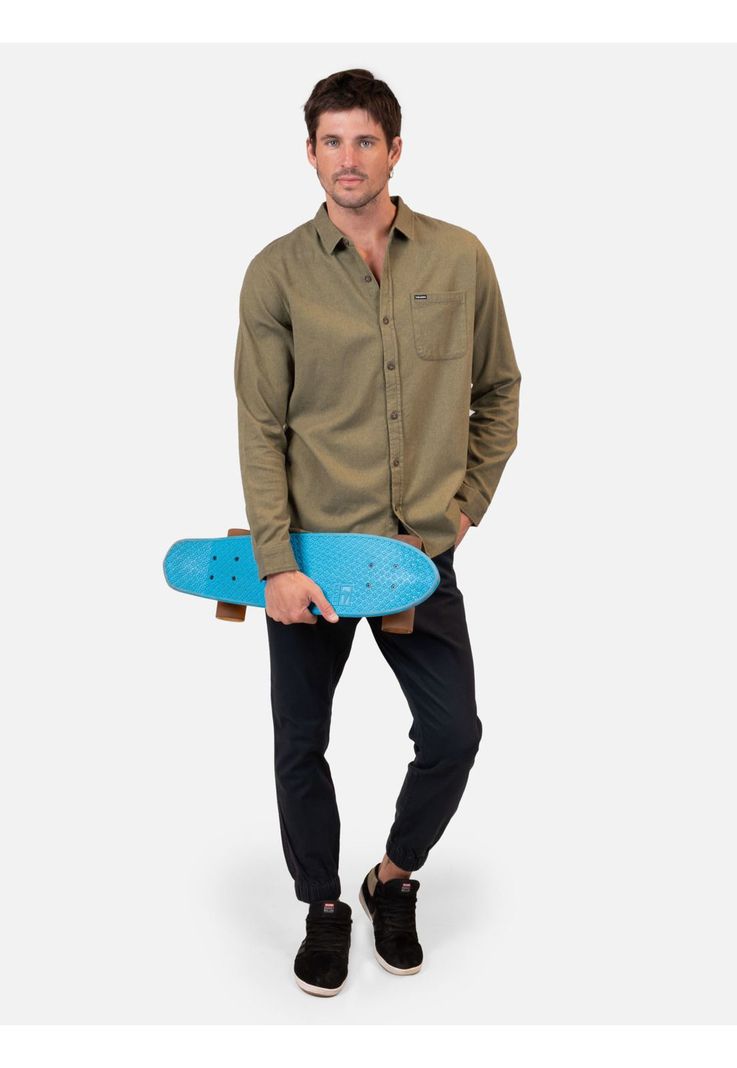 Camisa Freecore Verde Hombre Volcom-4