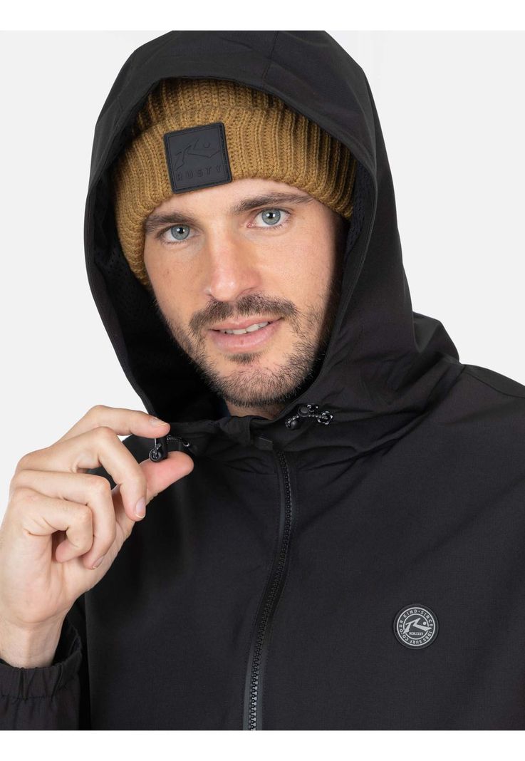 Cortaviento Airbreak Negro Hombre Rusty-2