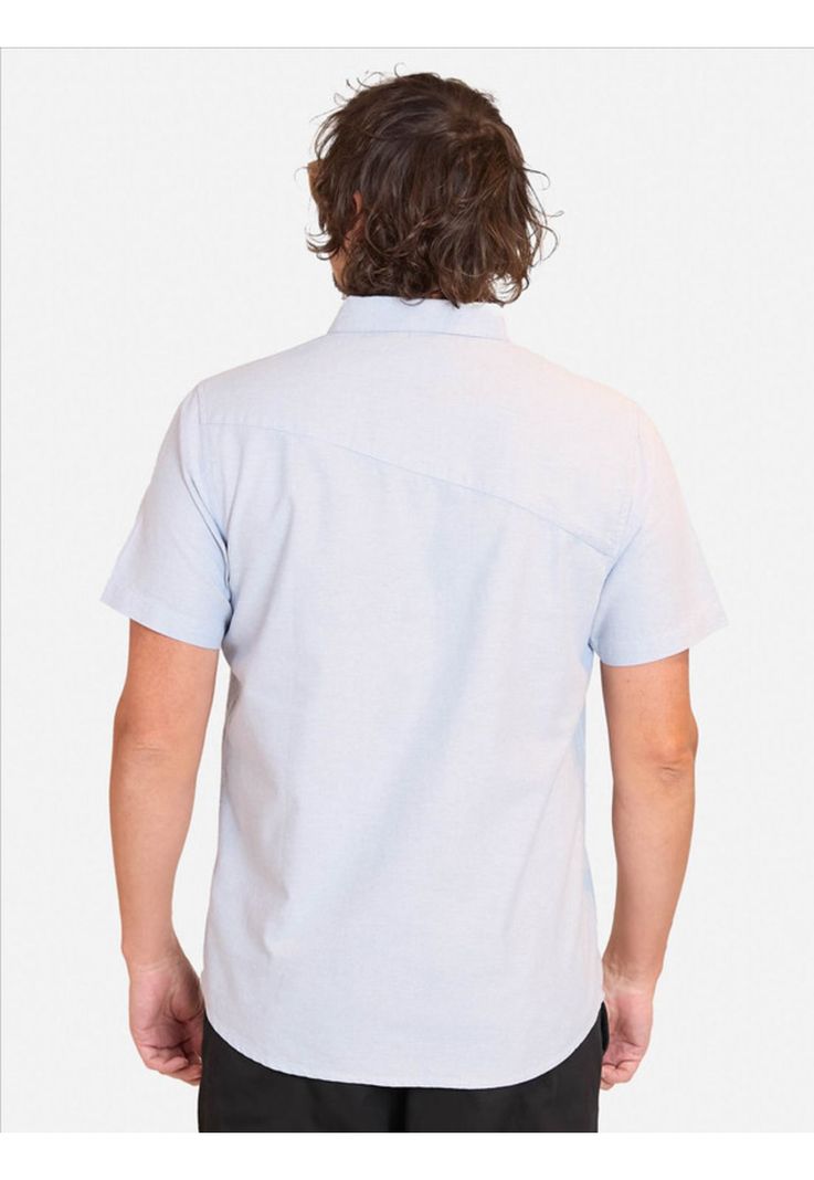 Camisa M/C Shirt Oxford Solid Celeste Hombre Volcom-1