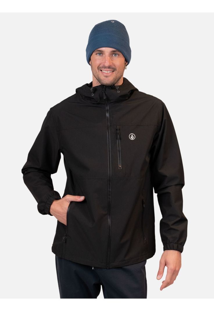Cortaviento Action Negro Hombre Volcom-0