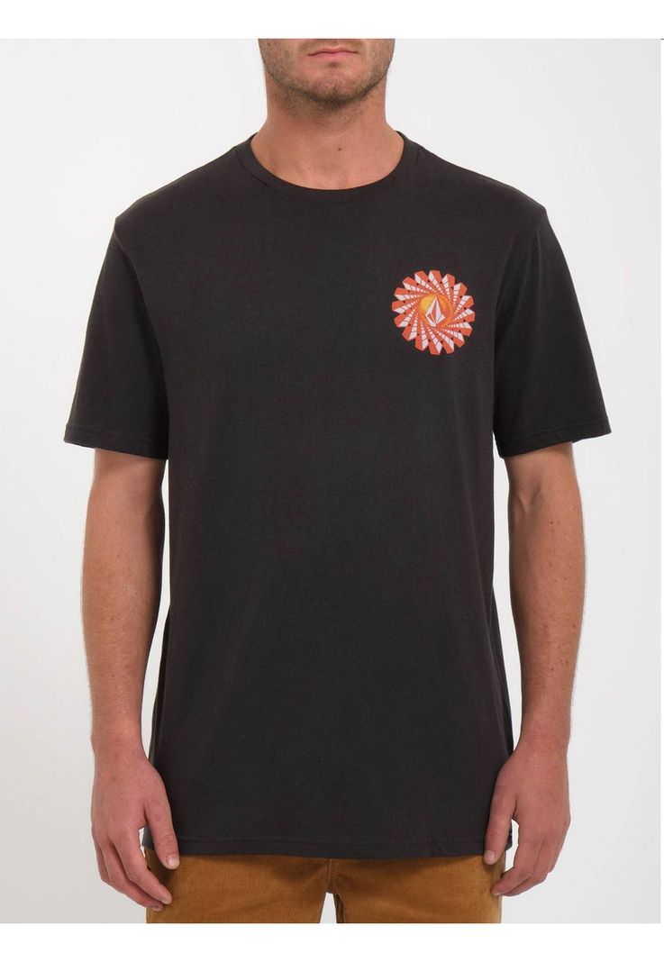 Polera Fty Molchat Sst Negro Hombre Volcom-0