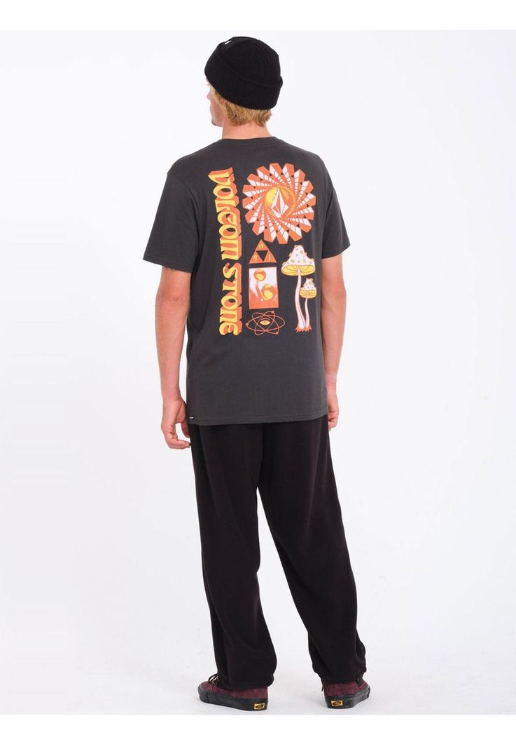 Polera Fty Molchat Sst Negro Hombre Volcom-3