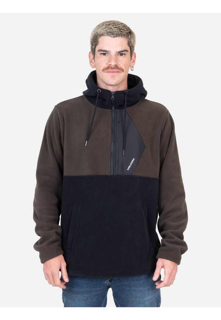 Poleron Tidal Café Hombre Volcom-0