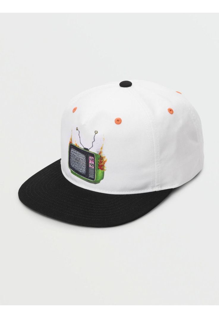 Jockey Canvas Fa J Hager Adj Hat Blanco Hombre Volcom-0