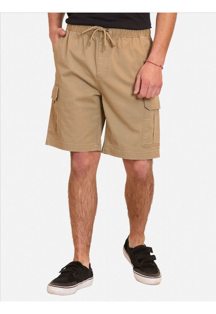 Bermuda Jogger Rusty Bermuda Jogger Cargo Beige Hombre Rusty-0