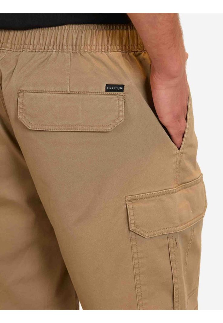 Bermuda Jogger Rusty Bermuda Jogger Cargo Beige Hombre Rusty-2
