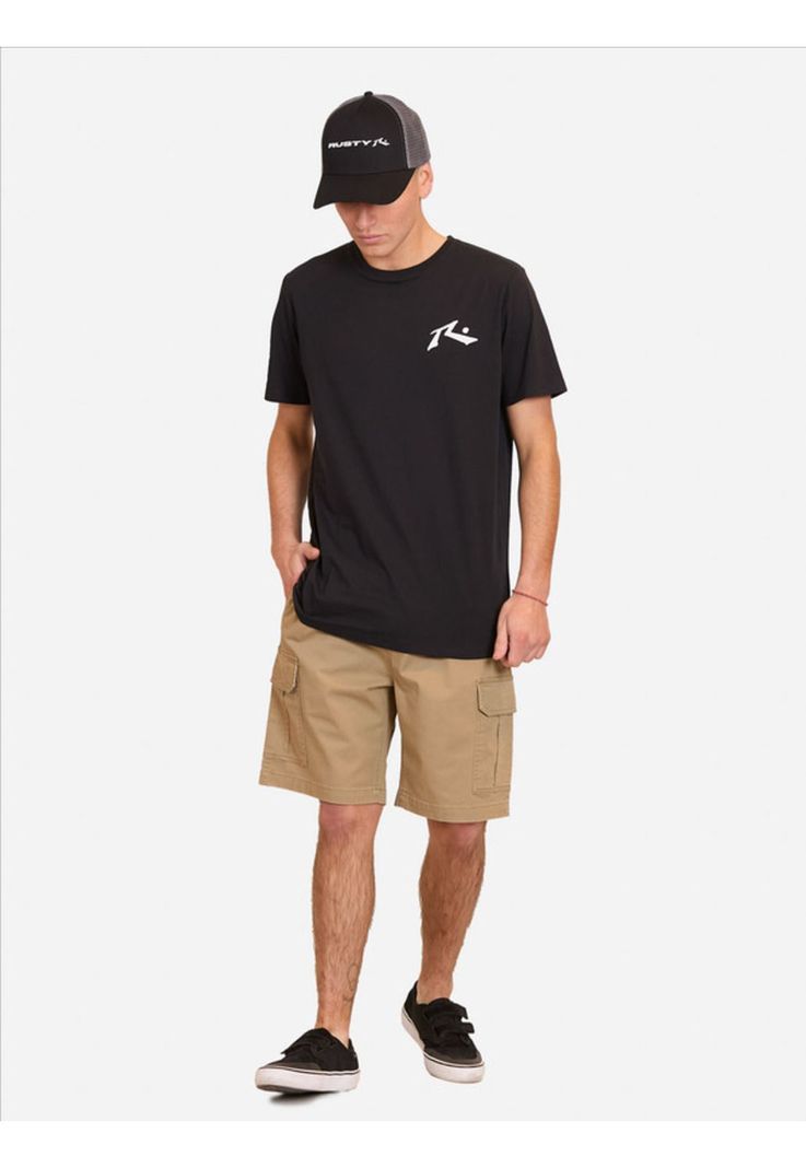 Bermuda Jogger Rusty Bermuda Jogger Cargo Beige Hombre Rusty-3